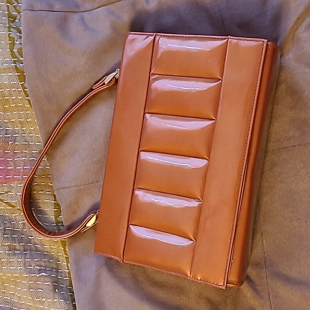 Vintage pillbox clutch purse